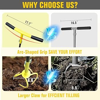 Amazon.com : Altdorff Manual Twist Tiller for Gardening, Garden Amazon.com : Altdorff Manual Twist Tiller for Gardening, Garden